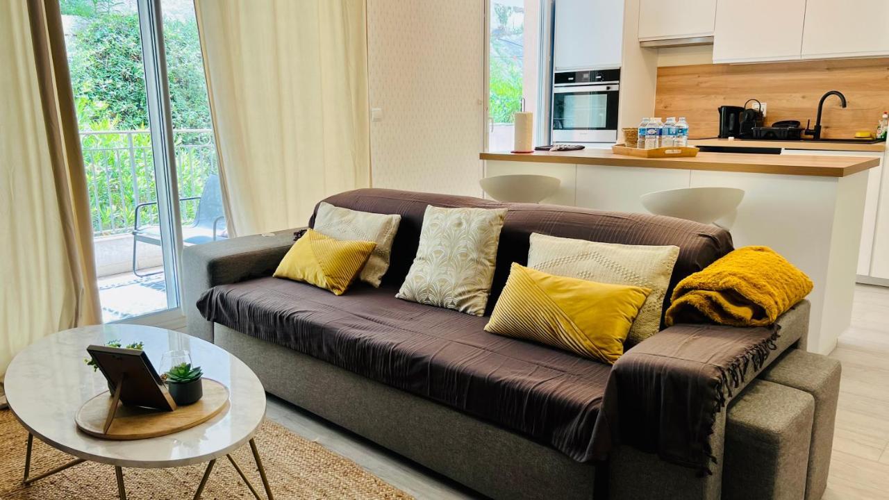 La Villa Ondine - Spacieux Appartement Sur Les Collines Nicoises - Piscine - 2 Parkings - Clim - Wifi Nice Bagian luar foto